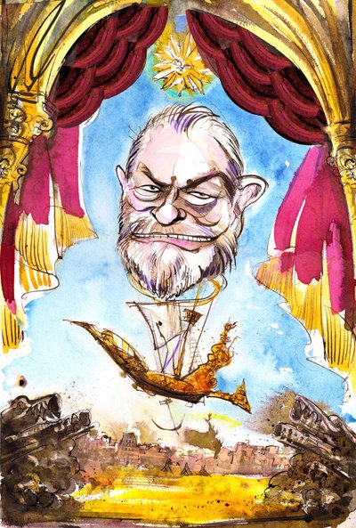 Terry Gilliam - film director, screenwriter, Monty Python member and animator by Neale Osborne